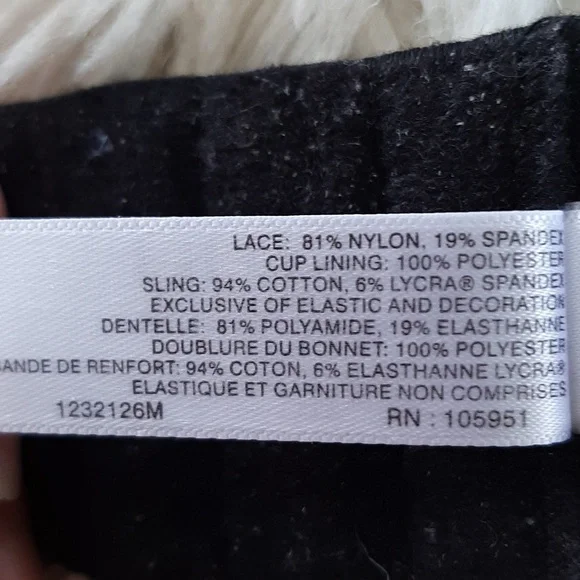 Natori Private Luxuries Black Lace Maternity Nursing Bra 36DDD - Picture 4 of 4